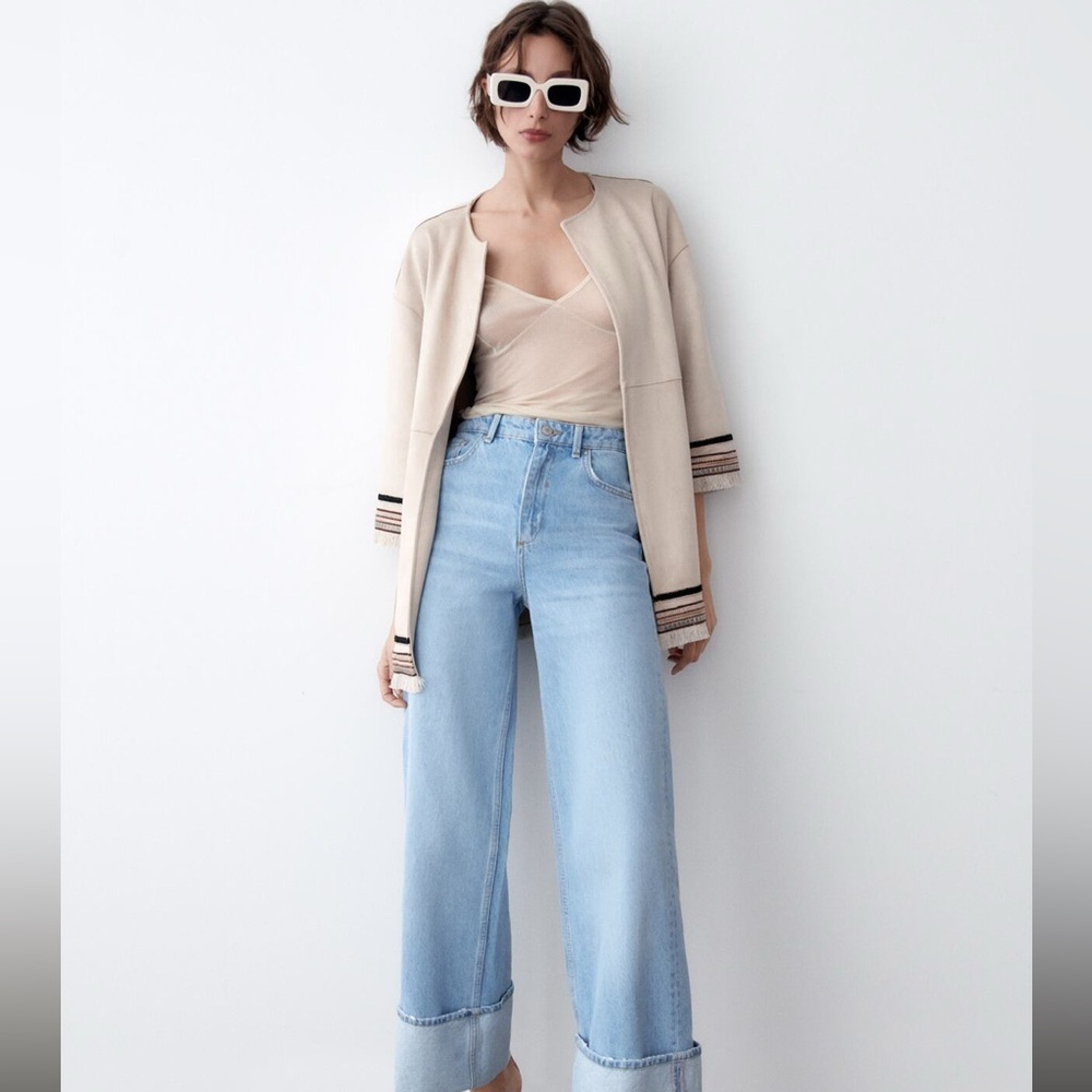 Faux Suede Jacket - image 3